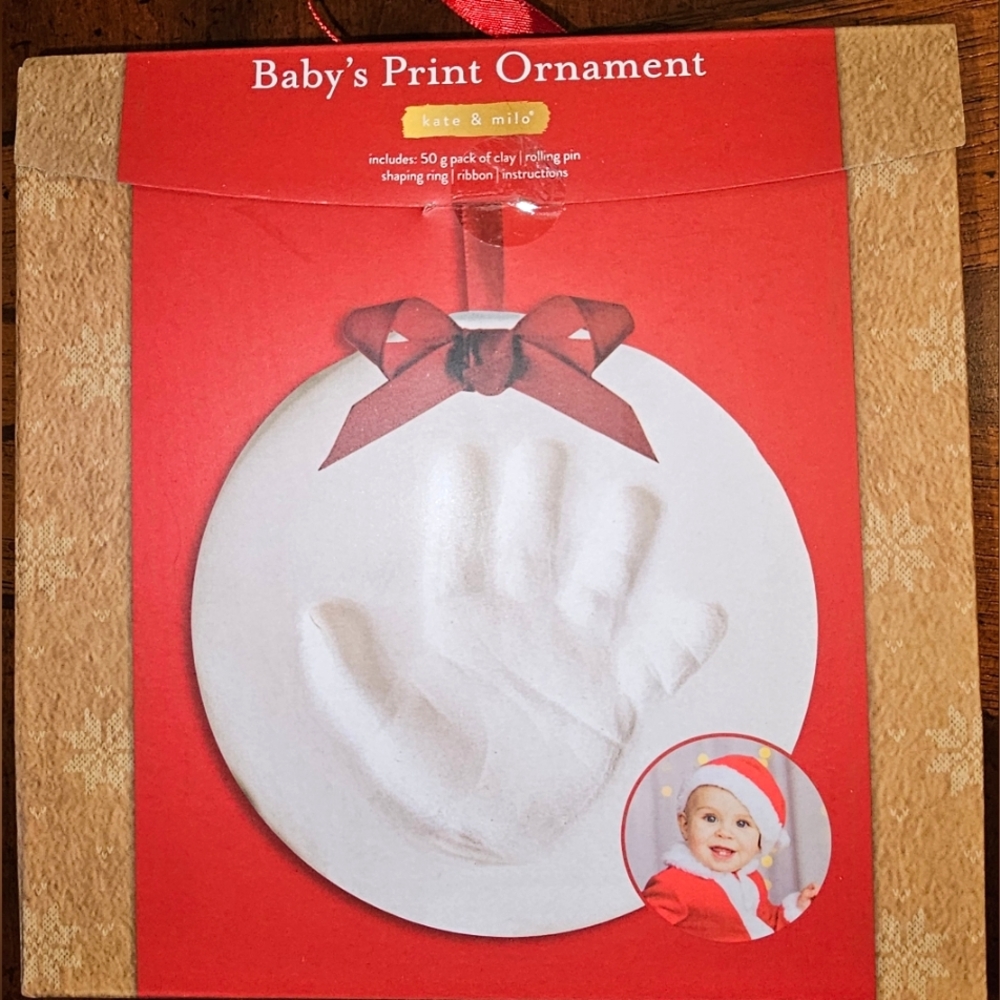 NWT-Kate & Milo-Baby's Print Ornament-Infants-See Pics for Details